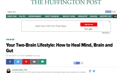 Repost: Your Two-Brain Lifestyle: How to Heal Mind, Brain and Gut